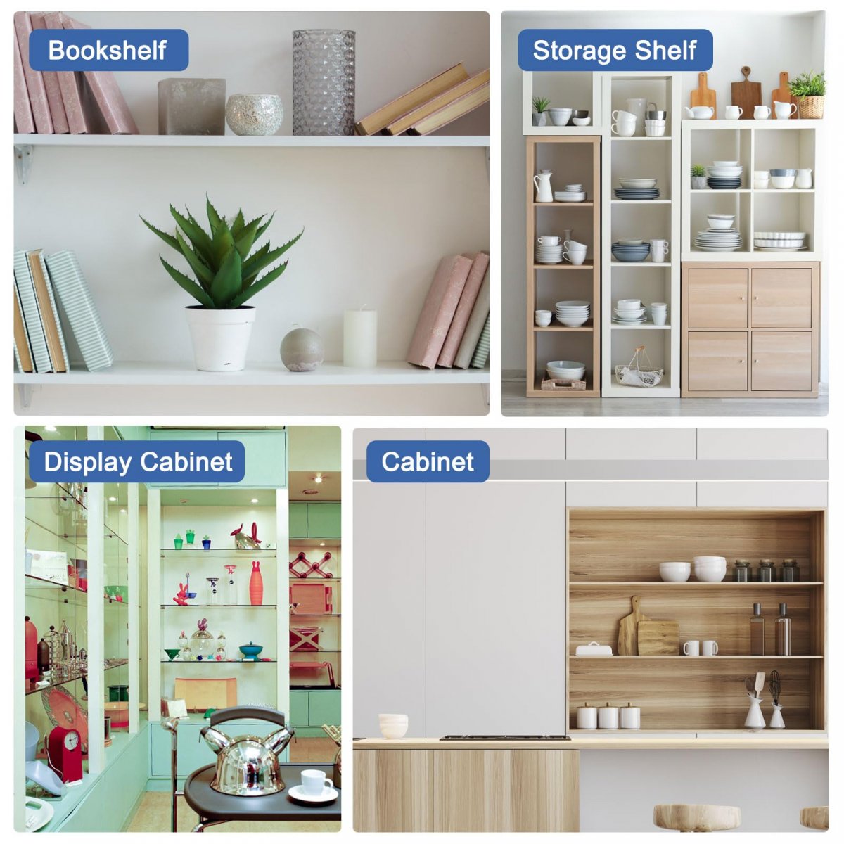 Uxcell Plastic Locking Shelf Pins 50pcs Clear Self-locking Support Pegs Clips Fit 5mm Hole 5 8 16mm Thick For Bookcase Cabinets