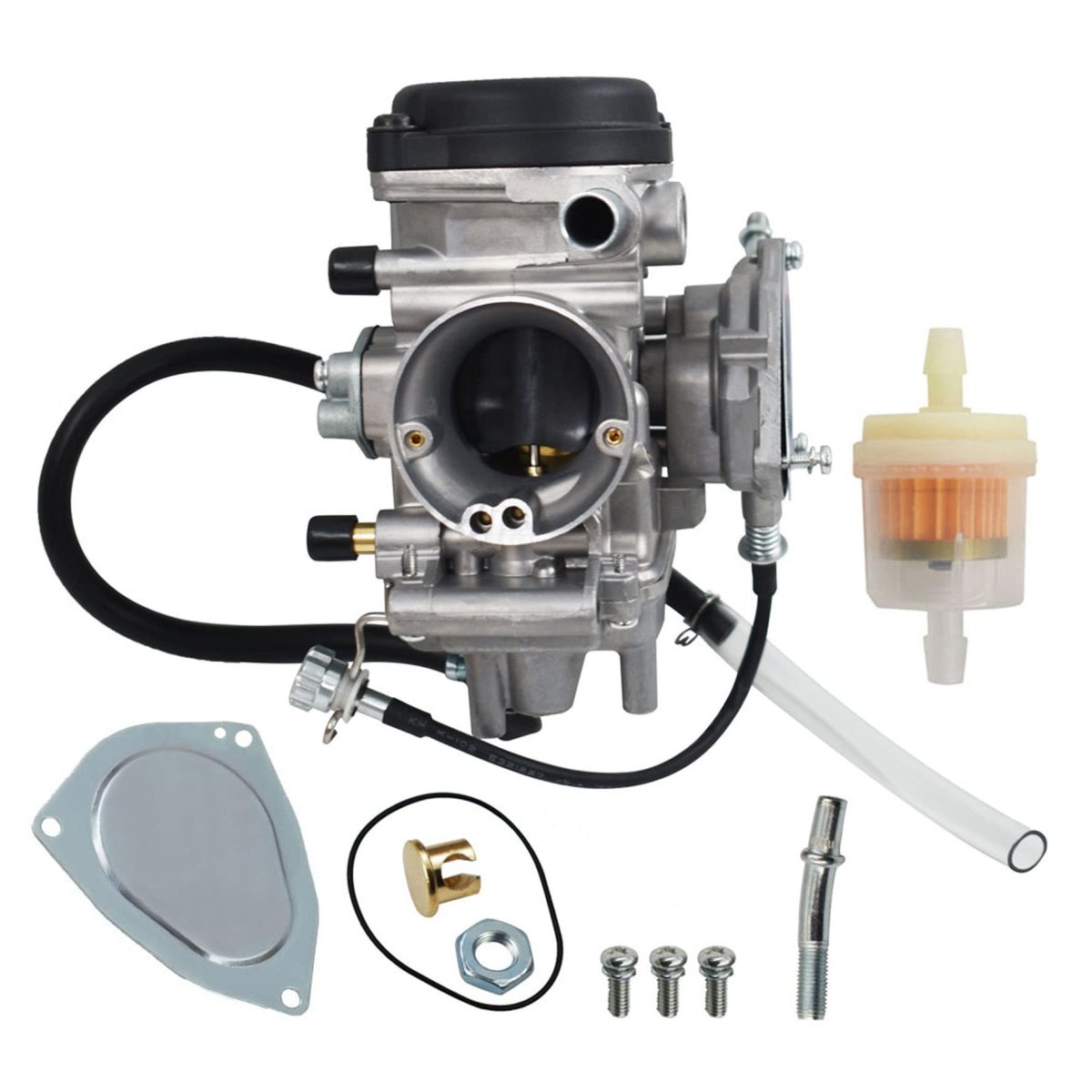Carburetor Replacement For Big Bear 400 Wolverine 350 450 Kodiak Grizzly And Bruin 250 Atv With Housing