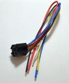 5 Pieces New 12v Dc Spdt 30 40a Wire 16-14 Ga Gauge Relay Socket Harness Car 