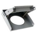 Hubbell-bell 5034-0 Rayntite Weatherproof Device Cover 2-5 8 In Dia X 4-1 2 L 4-9 16 W Gray Grey 