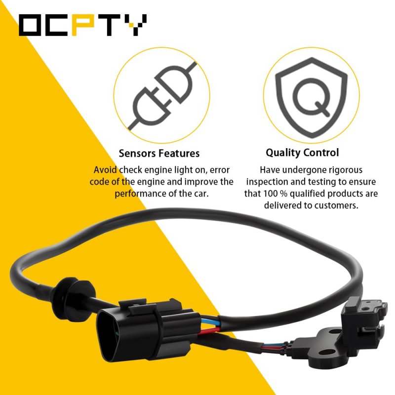 4 Piece Engine Crankshaft Position Sensor For 1994 To 2000 Mitsubishi Montero And 1997 2004 Sport