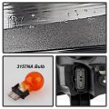 Acanii For 2014-2018 Ford Fiesta S Se St Black Housing Headlight Headlamp Assembly Replacement Right Passenger Side