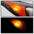 Acanii For 2014-2018 Ford Fiesta S Se St Black Housing Headlight Headlamp Assembly Replacement Right Passenger Side