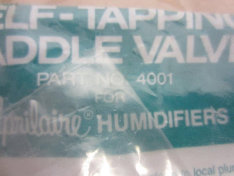 4001 Aprilaire Replacement Humidifier Self Tapping Saddle Tap Water Valve By