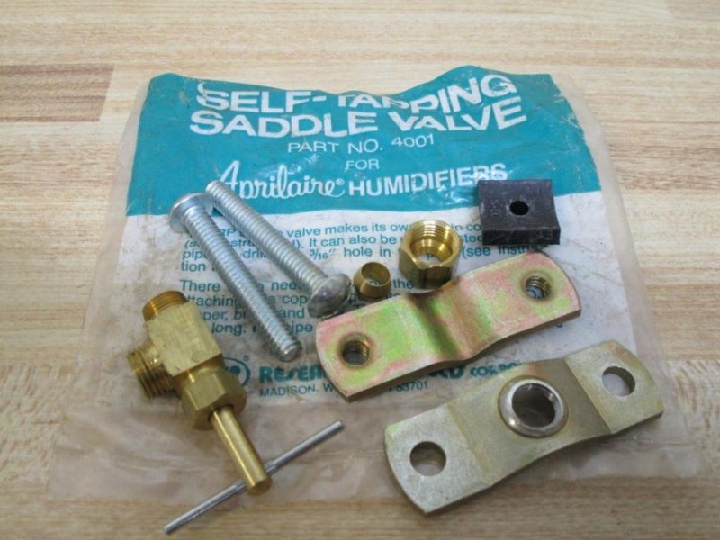 4001 Aprilaire Replacement Humidifier Self Tapping Saddle Tap Water Valve By
