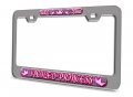 Spoiled Princess Ch 3d Metal License Plate Frame Auto Suv Truck Tag Holder M72 