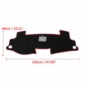 X Autohaux Car Dashboard Cover Nonslip Black Red Sun Pad For Toyota Camry 2012-2017 2 5l