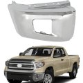 Front Passenger Side Bumper End Replacement For Tundra 2014 2015 2016 2017 2018 2019 2020 2021 Chrome With Parking 