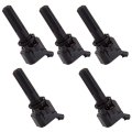 Ignition Coil 5 Pcs For Saab 9-7x 4 2l 2006-2009 Isuzu Ascender 2006-2007 Hummer H3t 3 7l 2009-2010 Buick Rainier Uf497 