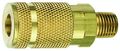Tru-flate 13-325 4 A Design X 1 Mnpt Brass Coupler 