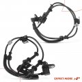 A-premium Abs Wheel Speed Sensor Compatible With Hyundai Models- Accent 2012-2017 Front Driver And Passenger Side 2-pc Set