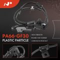 A-premium Abs Wheel Speed Sensor Compatible With Hyundai Models- Accent 2012-2017 Front Driver And Passenger Side 2-pc Set
