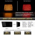 10pcs Top Roof Running Led Lamps Kit For 2003-2009 Hummer H2 Smoked Tinted Lens Left Driver Right Passenger Side Pair Set