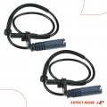 A-premium Abs Wheel Speed Sensor Compatible With Bmw 323i 325xi 328i Xdrive 328xi 330xi 335i 335xi L6 3 0l Front Side 2-pc Set