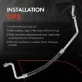 A-premium A C Suction Line Hose Assembly Compatible With Honda Accord 2003-2007 V6 3 0l Compressor To Evap