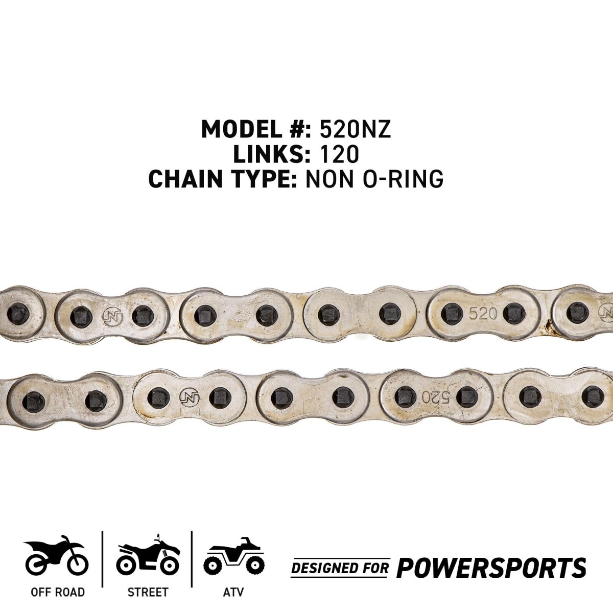Niche Drive Sprocket Chain Combo For Honda Crf250f Front 13 Rear 50 Tooth 520 Standard 120 Links