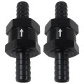 2pcs 3 8 Fuel Check Valve One Way Inline Non Return For Diesel Gasoline A Compact Lightweight With Barb Inlet Outlet Easy Quick 