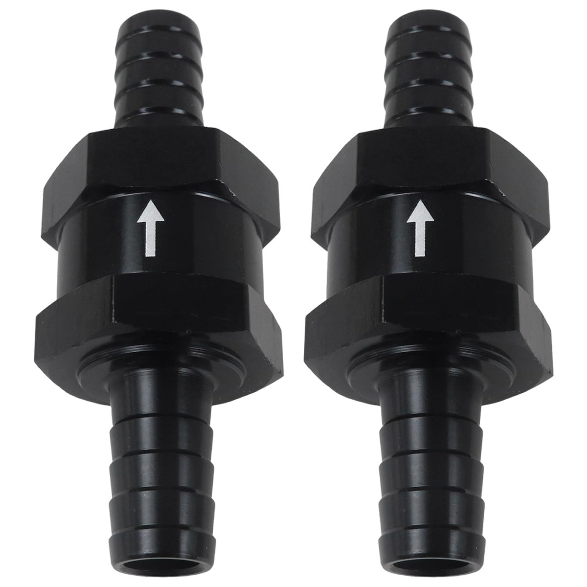 2pcs 3 8 Fuel Check Valve One Way Inline Non Return For Diesel Gasoline A Compact Lightweight With Barb Inlet Outlet Easy Quick