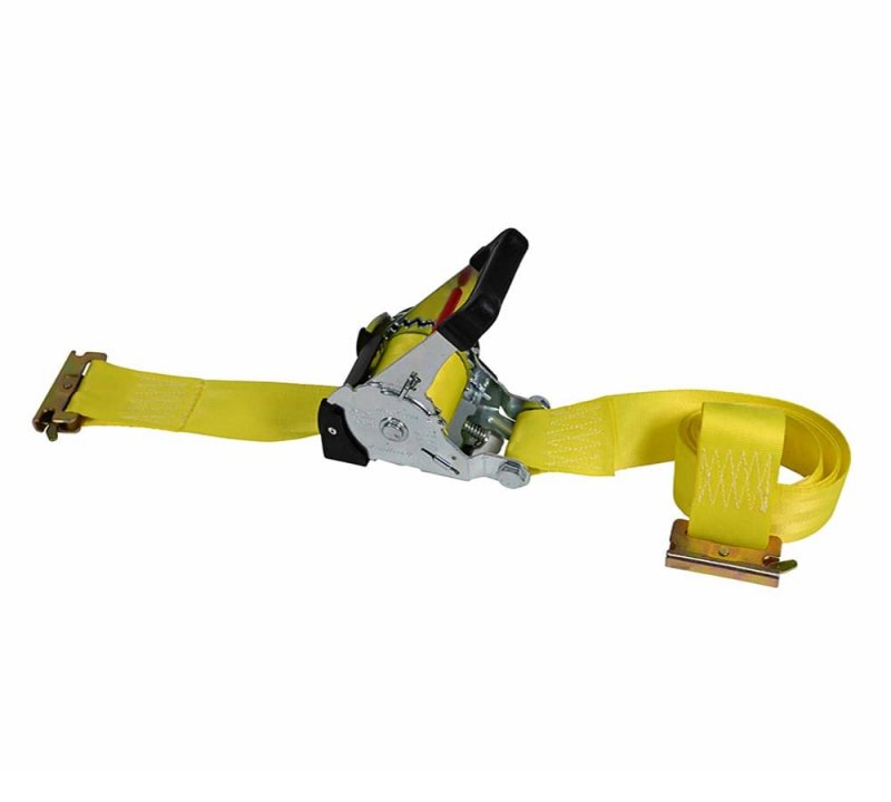 Mytee Products 2 Pack X 12 Auto Retractable Ratchet Straps For E-track Tie Down With 3300 Lbs Breaking Strength Self Ratcheting