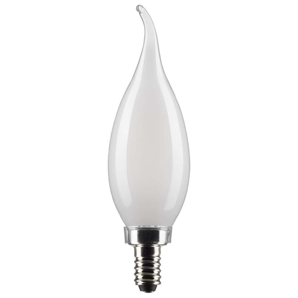 Satco 6pk 5 5w Ca10 Led 2700k Candelabra Base Frosted Dimmable 60w Equiv