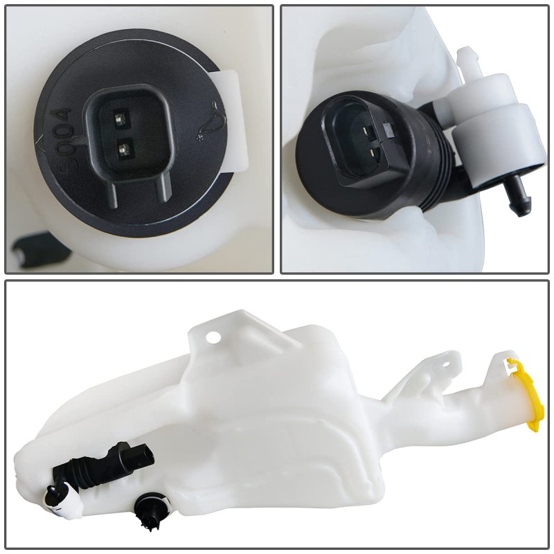 Ch1288272 Factory Style Car Windshield Washer Reservoir Tank Cap Fluid Pump Level Sensor For Jeep Compass 17-20 White