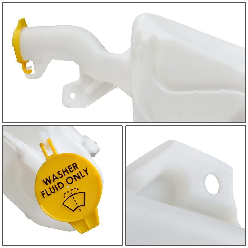 Ch1288272 Factory Style Car Windshield Washer Reservoir Tank Cap Fluid Pump Level Sensor For Jeep Compass 17-20 White