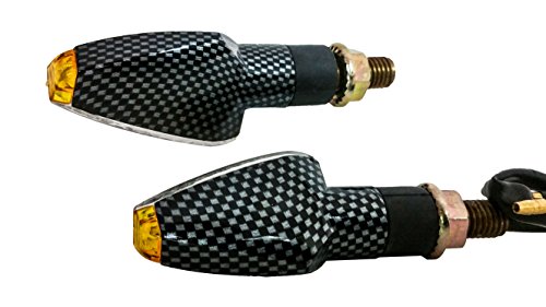 Carbon Turn Signal Led Suzuki Dual Sport Motorcycle Dirt Bike Supermoto Blinker