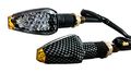 Carbon Turn Signal Led Suzuki Dual Sport Motorcycle Dirt Bike Supermoto Blinker