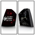 Acanii For 2008-2010 Chrysler 300 Base Touring Red Smoke Tail Brake Lights Lamps Replacement Driver Passenger Side