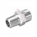 Uxcell Flat Fan Spray Tip 1 8bspt Male Thread 304 Stainless Steel Nozzle 65 Degree 2 8mm Orifice Diameter Pcs