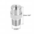 Uxcell Flat Fan Spray Tip 1 8bspt Male Thread 304 Stainless Steel Nozzle 65 Degree 2 8mm Orifice Diameter Pcs