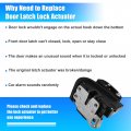 X Autohaux Rear Left Door Lock Actuator For Chevrolet Silverado 1500 2015-2018 Gmc 13597802 Latch