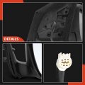 A-premium Passenger Side Power Door Mirror Compatible With Toyota Corolla 2014-2019 Heated Manual Folding Black Outside Rear