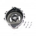 Httmt Mt313-005a- Black Left Engine Stator Cover See Through Compatible With 07-14 Cbr600rr F5 W Gasket