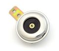 12 Volt Compact Horn Chrome Black Straight Mount 