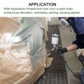 Uxcell Pre-taped Masking Film 17 7 X 49ft Brown Paper Drop Cloth With Medium-tack Painters Tape For Painting Protection 3pcs