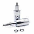 Motorcycle Chrome Extended Frame Sliders Crash Protectors For 2003-2006 Hond Cbr 600rr P N Mt219-016a-cd 
