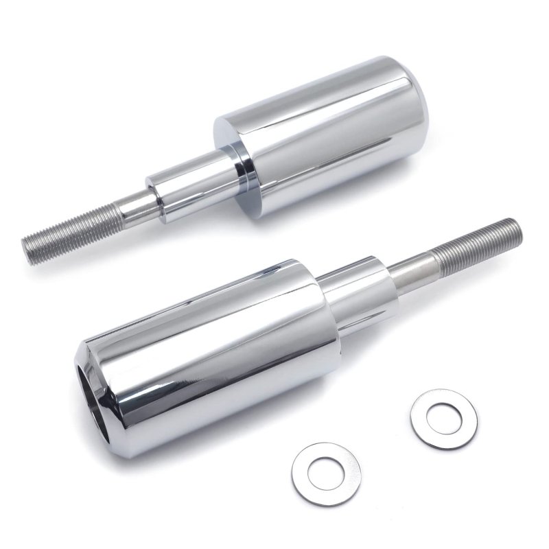 Motorcycle Chrome Extended Frame Sliders Crash Protectors For 2003-2006 Hond Cbr 600rr P N Mt219-016a-cd