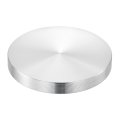 Round Shape Aluminum Disc 1pcs M10x60mm Circle Glass Top Adapter For Table 