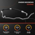 A-premium Power Steering Pressure Hose Line Assembly Compatible With Hyundai Santa Fe 2007 2008 2009 V6 2 7l Pump To Rack