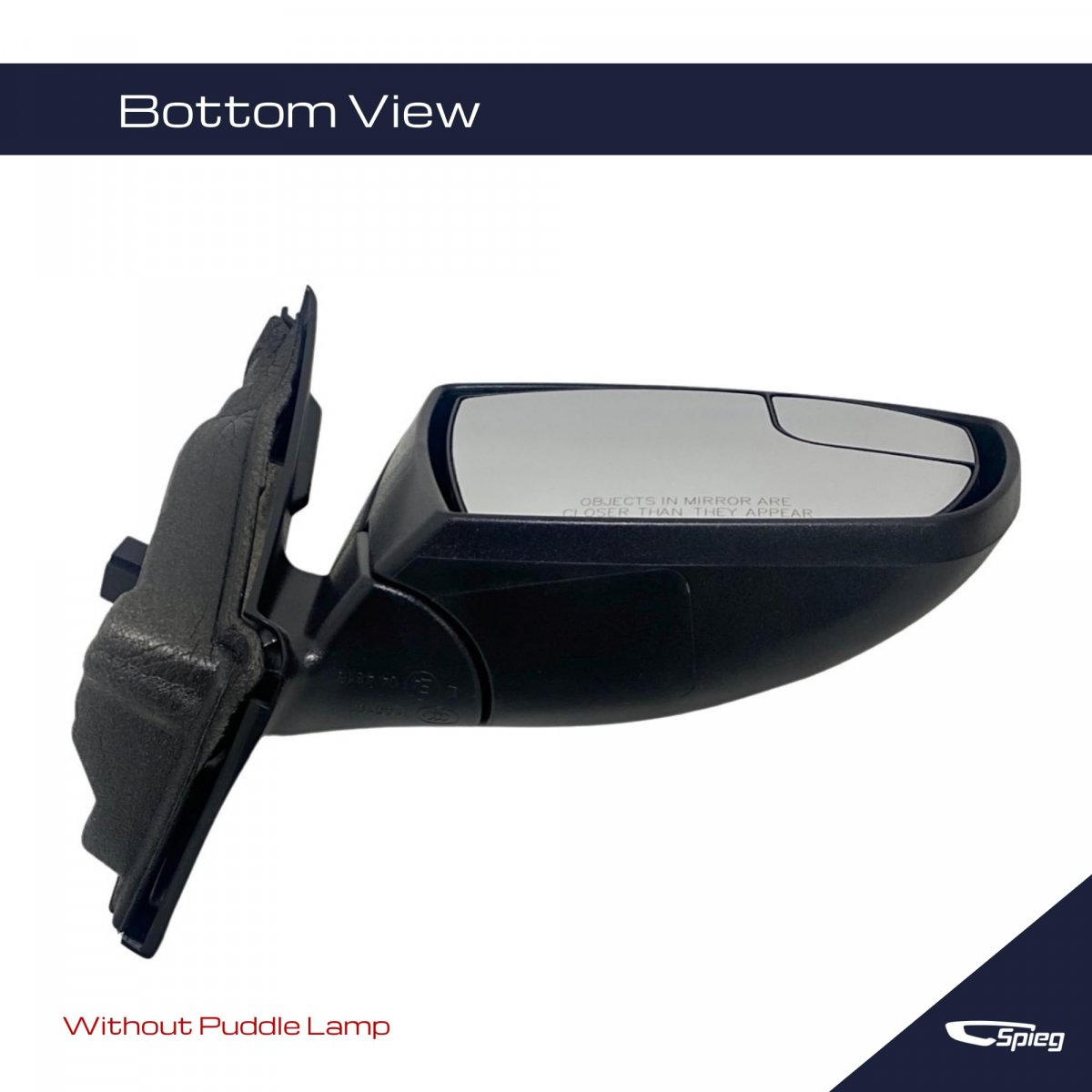 Spieg Passenger Side Mirror Replacement For Ford Escape S 2013-2016 Power Adjusted Non-heated Textured Rh