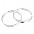 X Autohaux 4pcs Od 73 1mm To Id 70 Aluminum Alloy Car Hub Centric Rings Wheel Bore Center Spacer