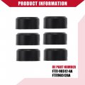 Hihaha F77z9g512aa Fuel Injector Seal Adaptor For Ford Explorer 1997-2010 Durable Metal 6 Pcs Black