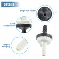 Uxcell 2pcs Windshield Wiper Washer Nozzle Spray Jet For Audi S6 2007-2011 S8 2007-2009 No 058905291k
