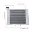 3 Rows Radiator Replacement For 2003 To 2007 Can Am Rally 175 And Bombardier 200