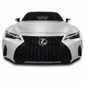 Slickmod Chrome Delete Blackout Vinyl Overlay For 2021-2022 Lexus Is Front Grill Trim Gloss Black 