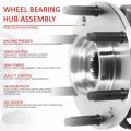 Abs Sensor Model Factory Style Front Wheel Bearing Hub Assembly With Plug And Cable Compatible Chrysler Town Country Dodge