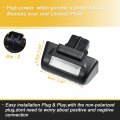 X Autohaux 1 Pair Led License Plate Light Car Number Lamp Replacement White Ford Transit 1985-1992 For 1991-2000