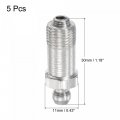 Uxcell Steel Straight Grease Fitting Assortment G1 8 Thread 11mm Width Hydraulic Accessories 5pcs