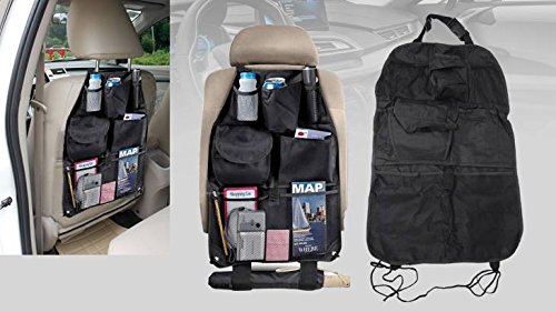 PrimeTrendz Car Seat Organizer for Auto Seat Back with 6 Pockets Organizes Clutter by USA Cash and Carry. 